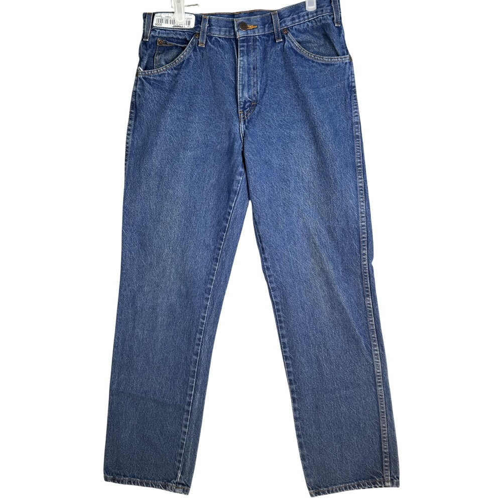 Dickies Jeans Mens 32x34 Blue Straight Leg Denim Classic Workwear 100% Cotton